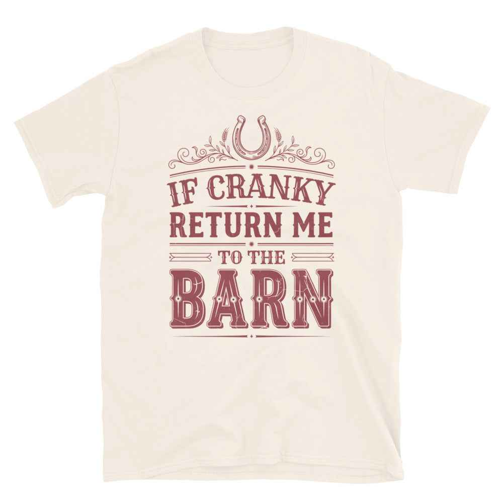 Embrace your barn personality with this sarcastic horse lover t-shirt designed for stable enthusiasts.