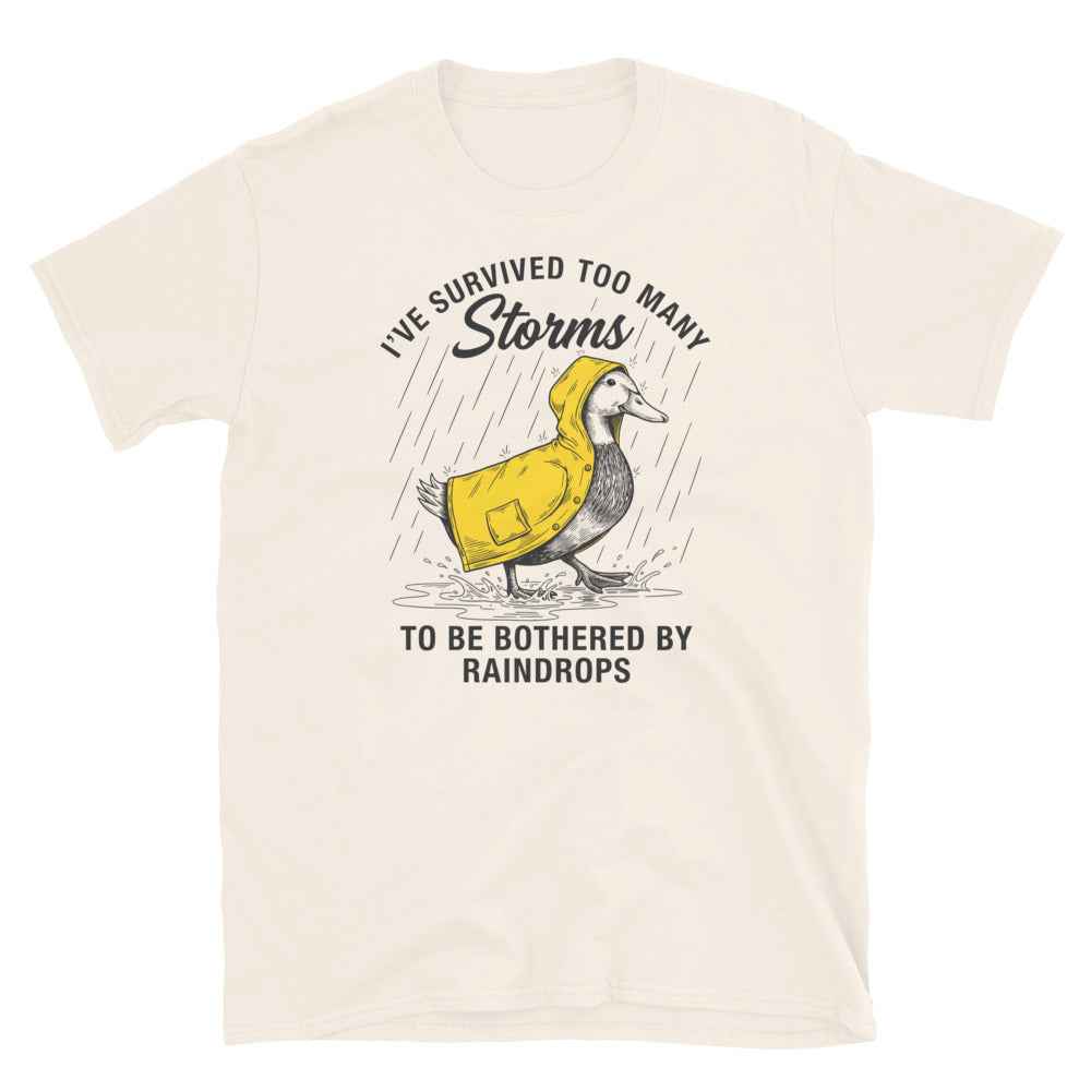 Embrace every challenge wearing this cute duck t-shirt for optimistic animal lovers